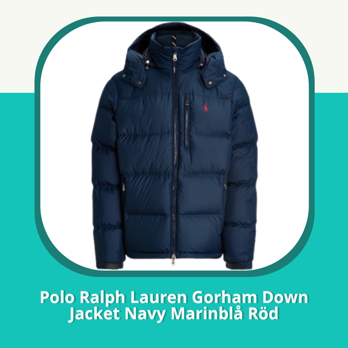 Recension af Polo Ralph Lauren Gorham Down Jacket Navy Marinblå Röd