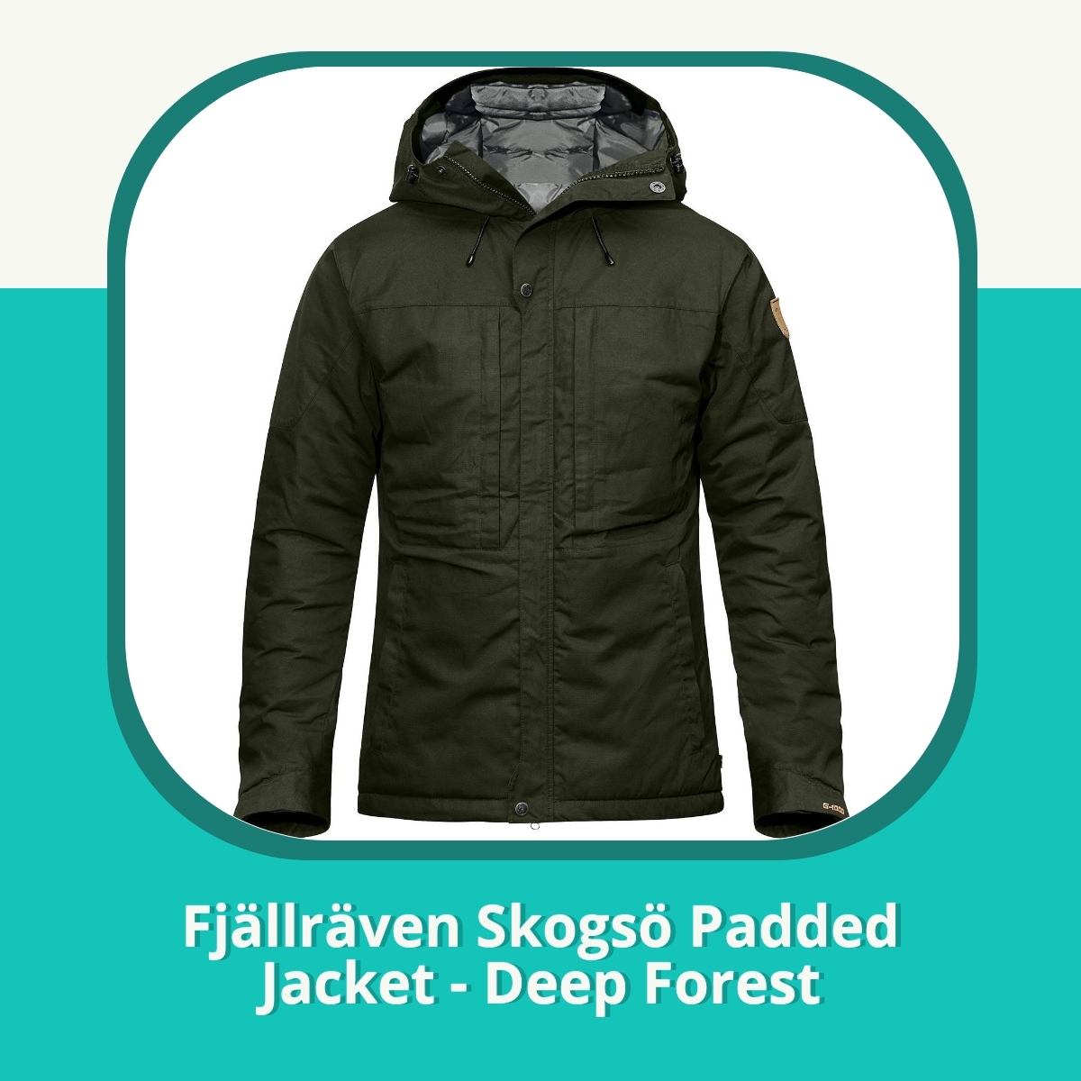 Anmeldelse af Fjällräven Skogsö Padded Jacket - Deep Forest