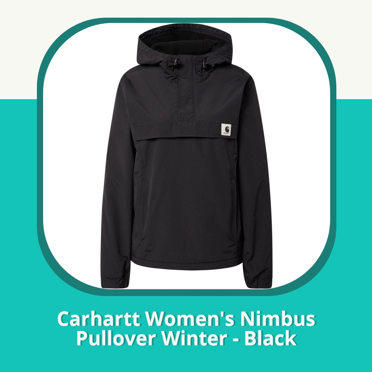 Anmeldelse af Carhartt Women's Nimbus Pullover Winter - Black