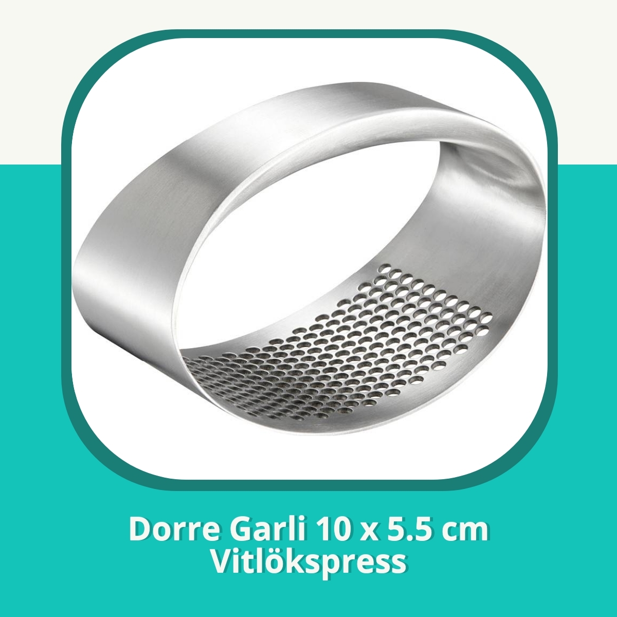 Recension af Dorre Garli 10 x 5.5 cm Vitlökspress