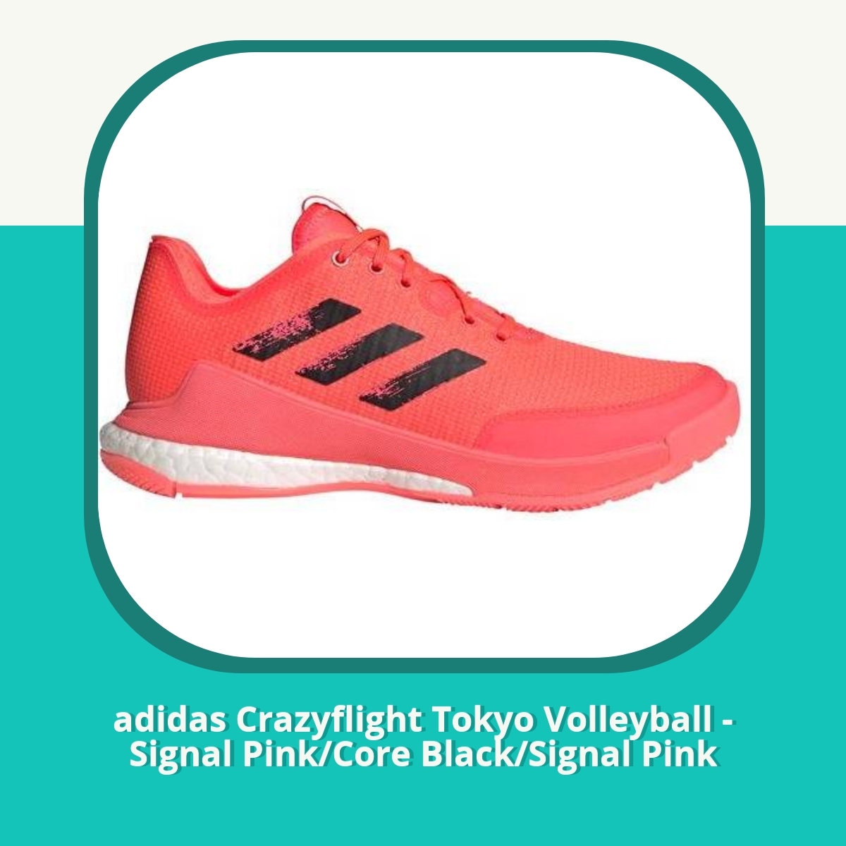 Anmeldelse adidas Crazyflight Tokyo Volleyball - Signal Pink/Core Black/Signal Pink