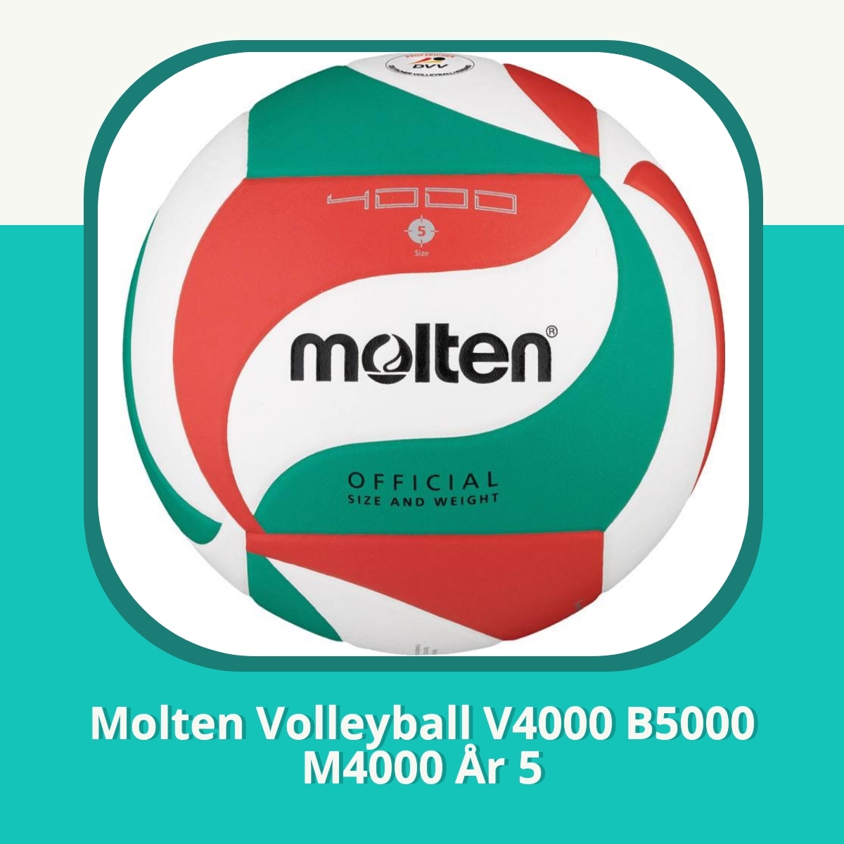 Anmeldelse af Molten Volleyball V4000 B5000 M4000 År 5