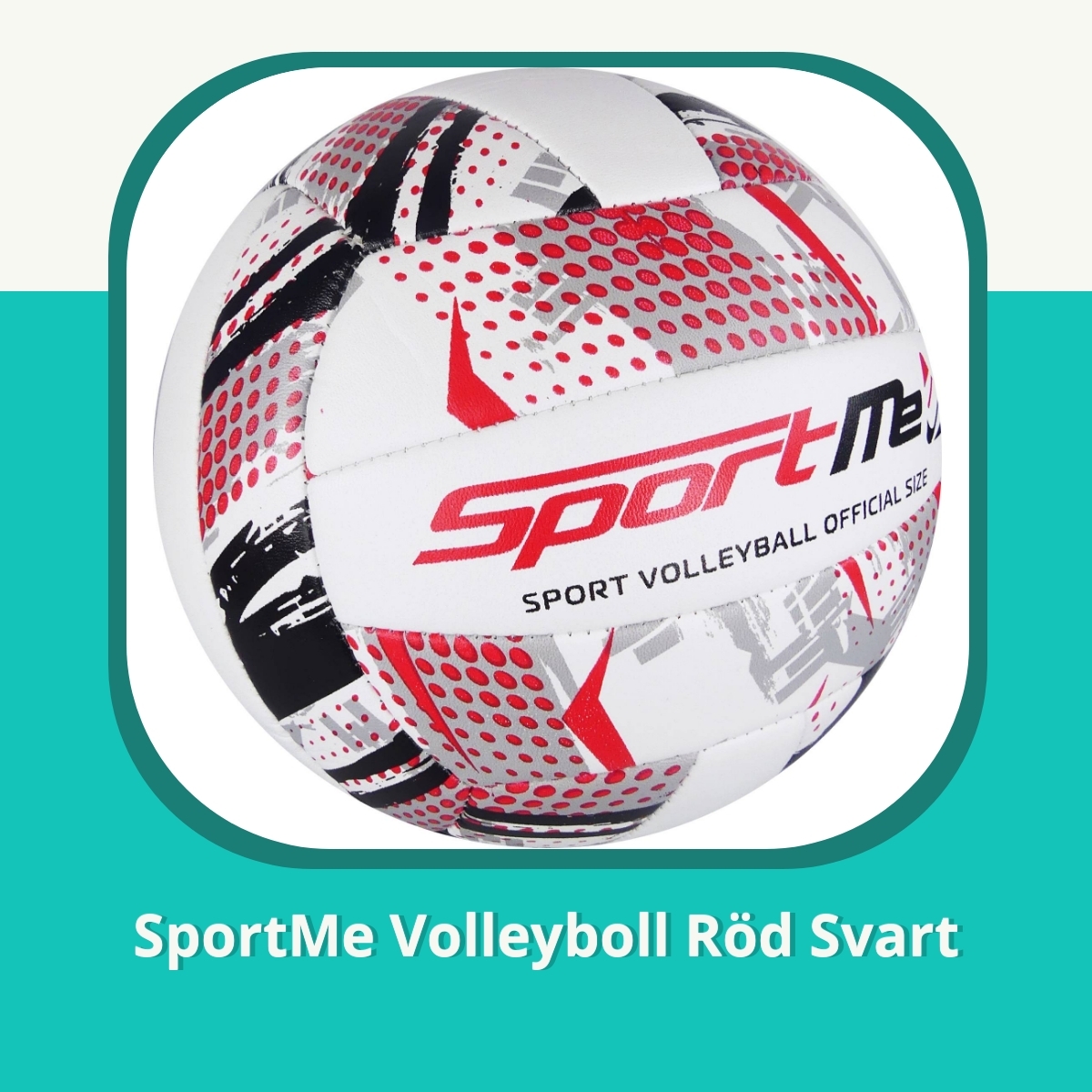 Recension af SportMe Volleyboll Röd Svart