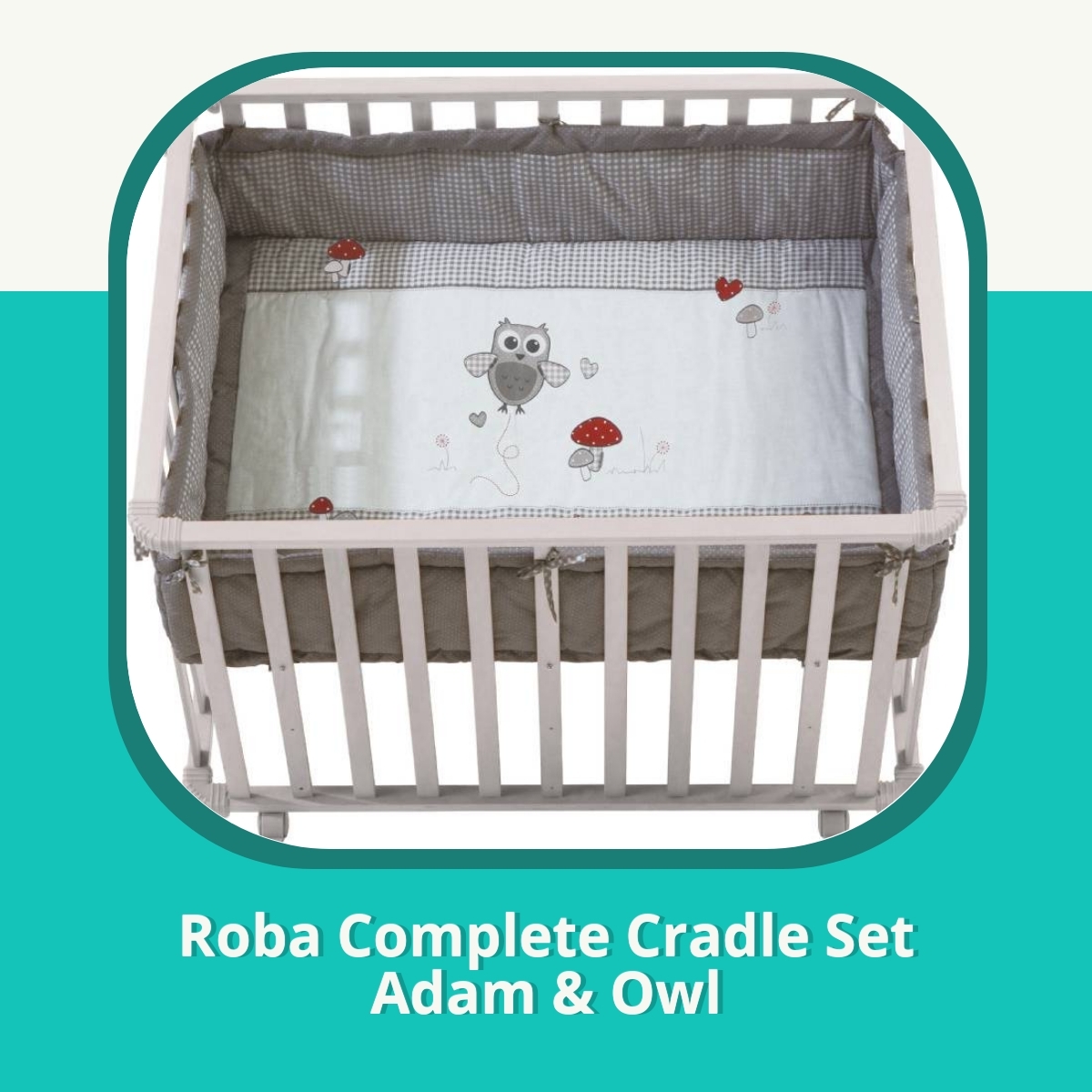 Anmeldelse af Roba Complete Cradle Set Adam & Owl
