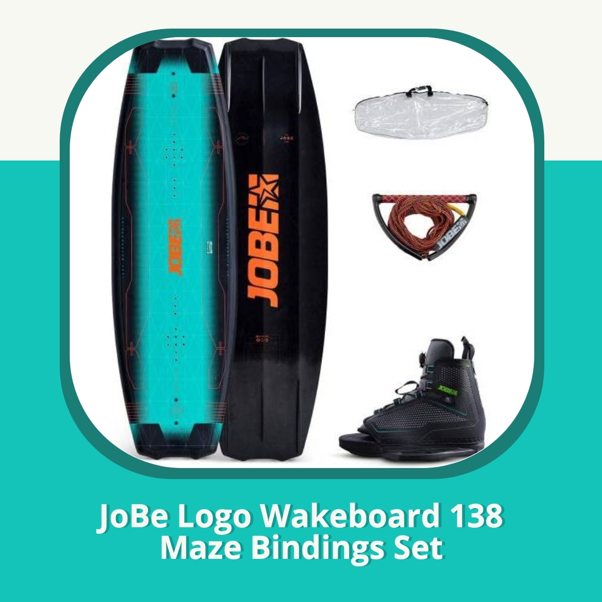 Anmeldelse af JoBe Logo Wakeboard 138 Maze Bindings Set