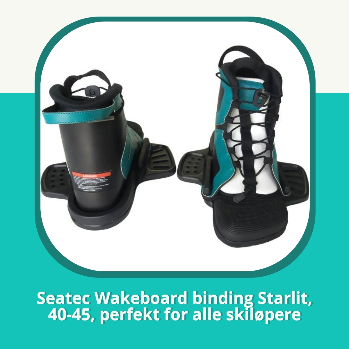 Anmeldelse Seatec Wakeboard binding Starlit, 40-45, perfekt for alle skiløpere