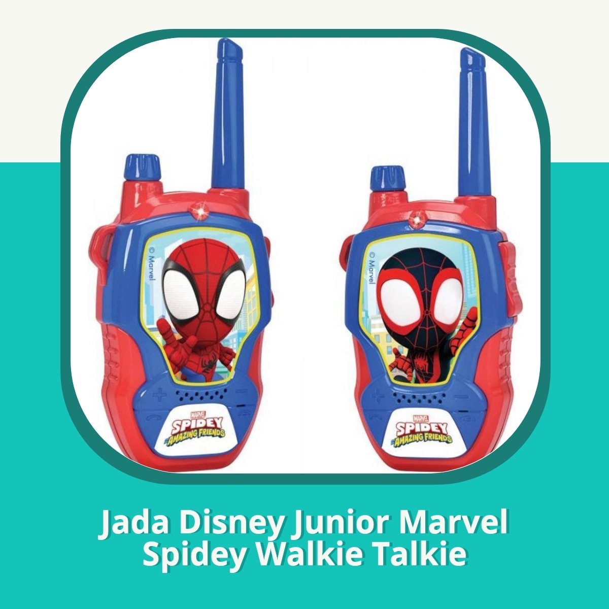 Recension Jada Disney Junior Marvel Spidey Walkie Talkie