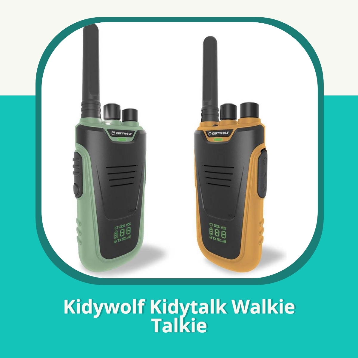 Anmeldelse af Kidywolf Kidytalk Walkie Talkie
