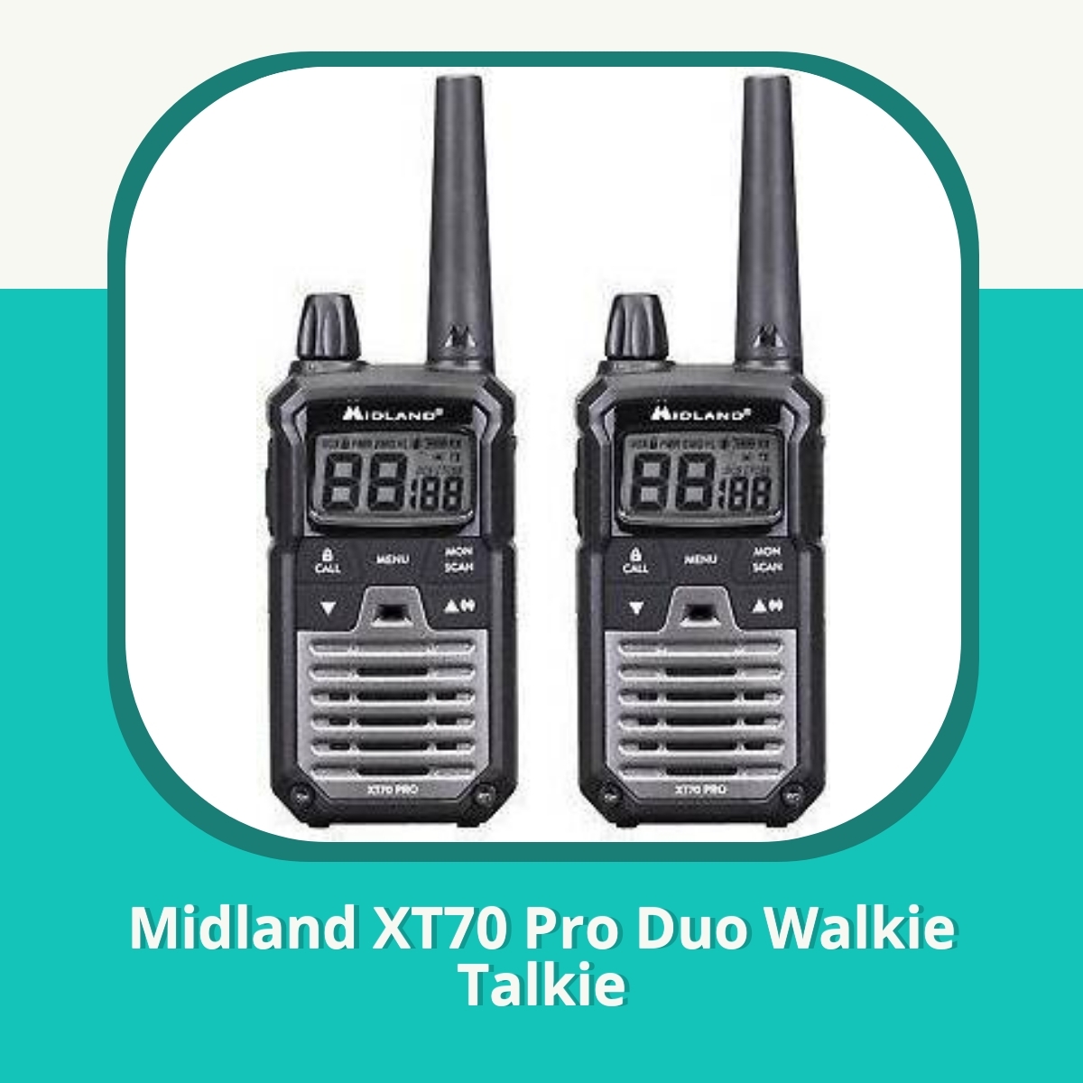 Anmeldelse af Midland XT70 Pro Duo Walkie Talkie
