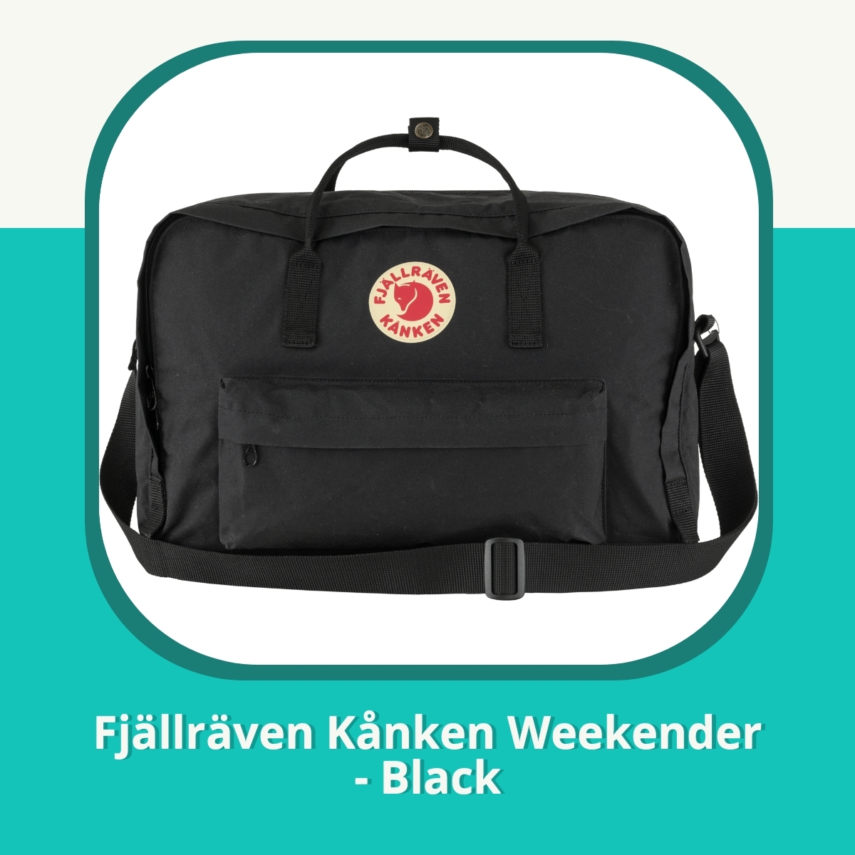 Recension af Fjällräven Kånken Weekender - Black