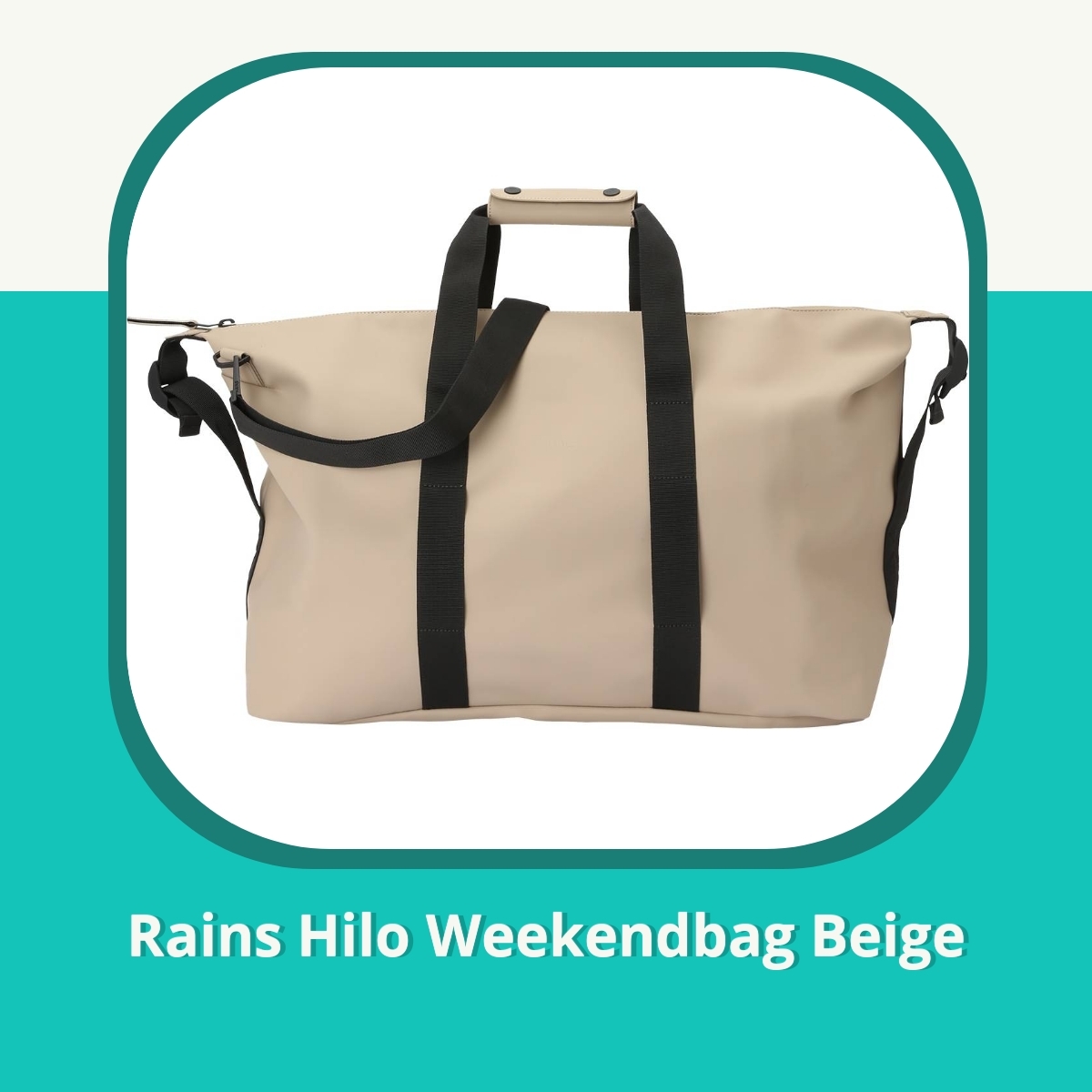 Recension af Rains Hilo Weekendbag Beige