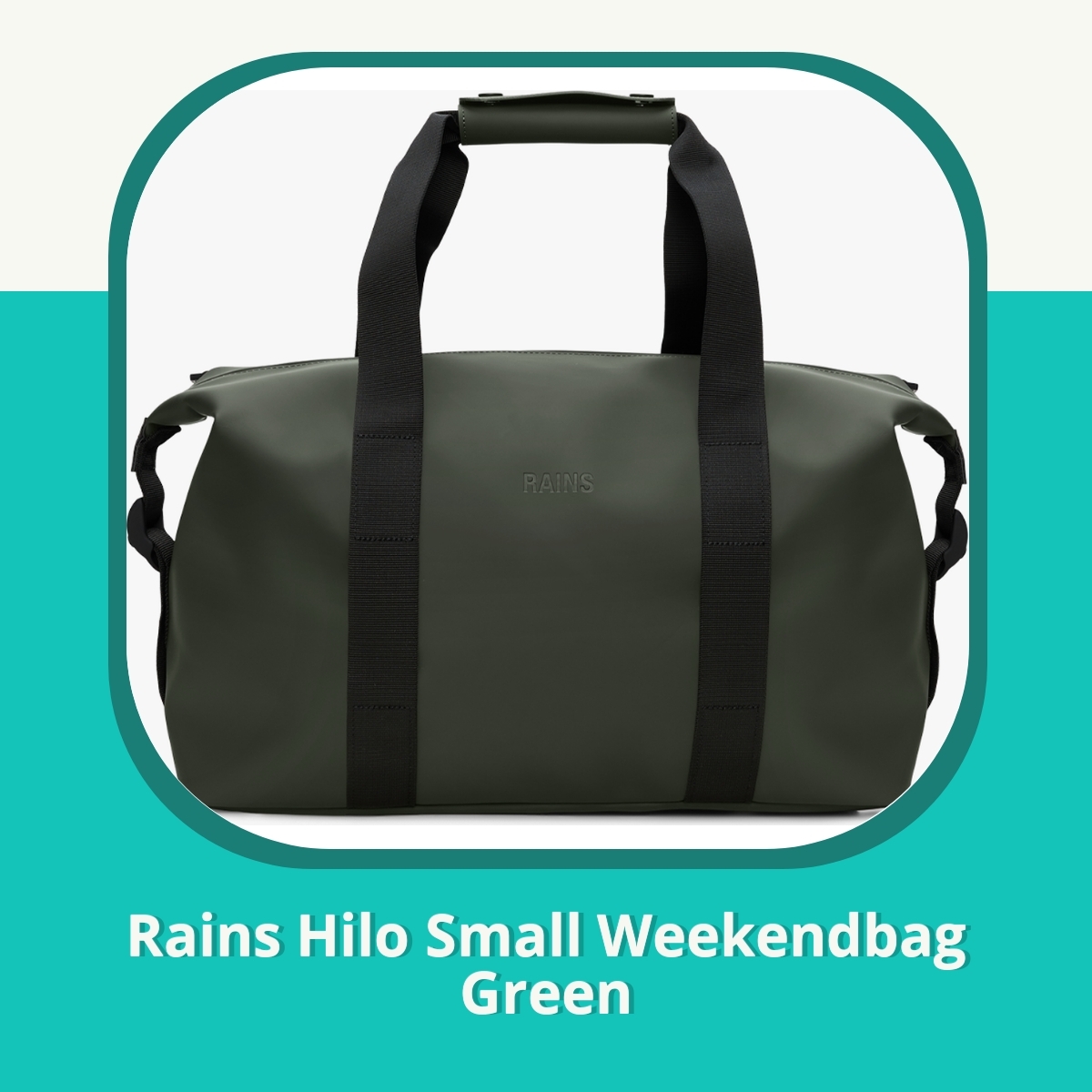 Recension af Rains Hilo Small Weekendbag Green