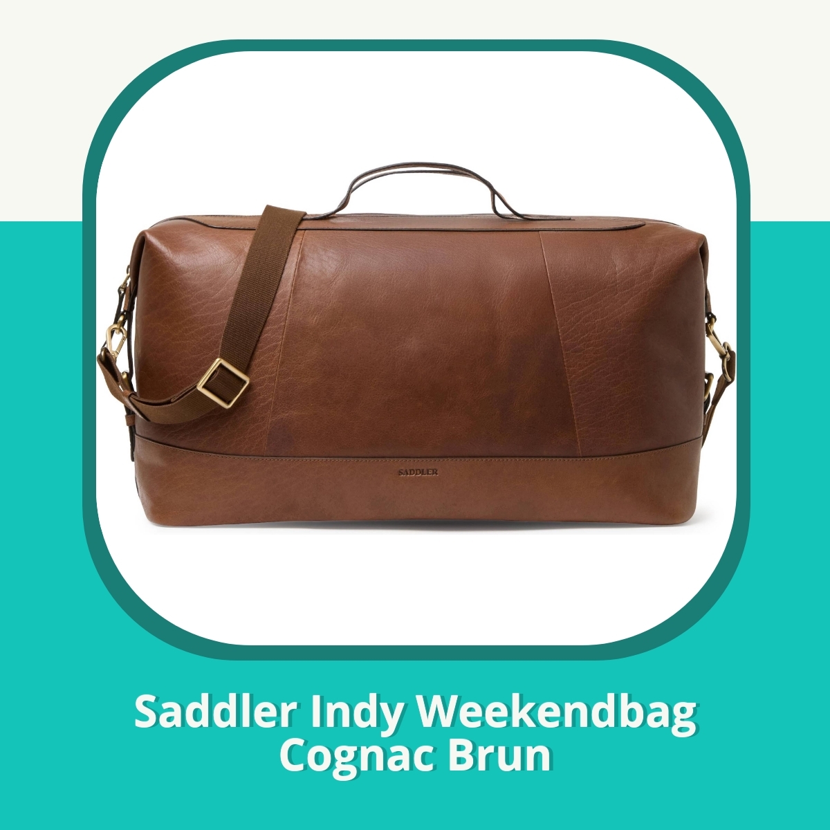 Recension af Saddler Indy Weekendbag Cognac Brun