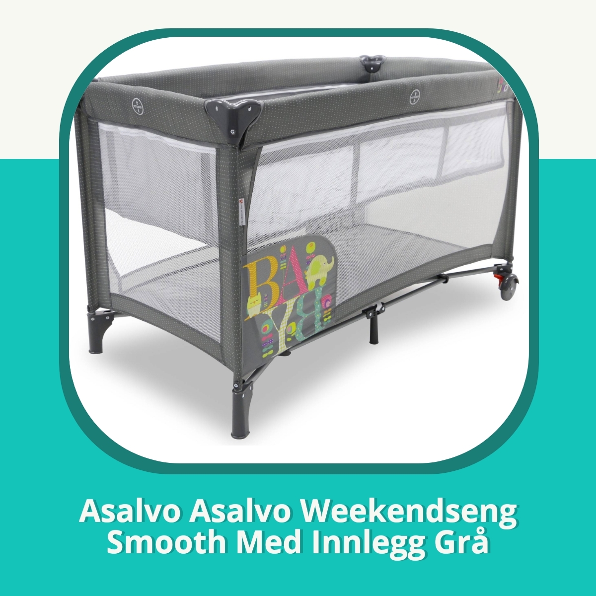 Anmeldelse af Asalvo Asalvo Weekendseng Smooth Med Innlegg Grå