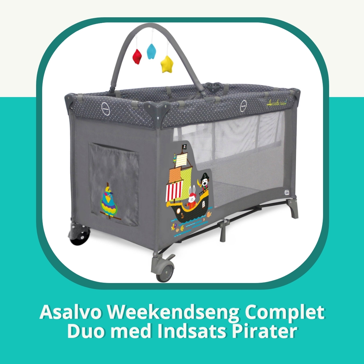 Anmeldelse af Asalvo Weekendseng Complet Duo med Indsats Pirater