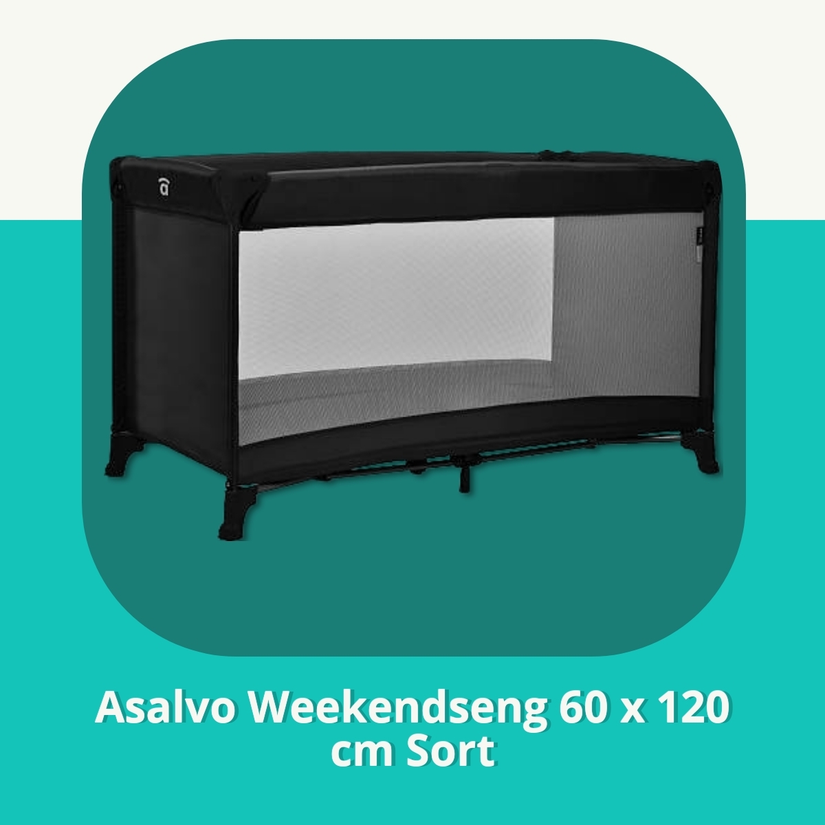 Anmeldelse af Asalvo Weekendseng 60 x 120 cm Sort