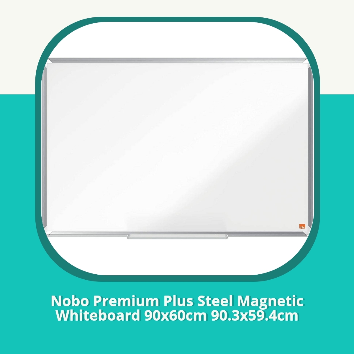 Recension af Nobo Premium Plus Steel Magnetic Whiteboard 90x60cm 90.3x59.4cm