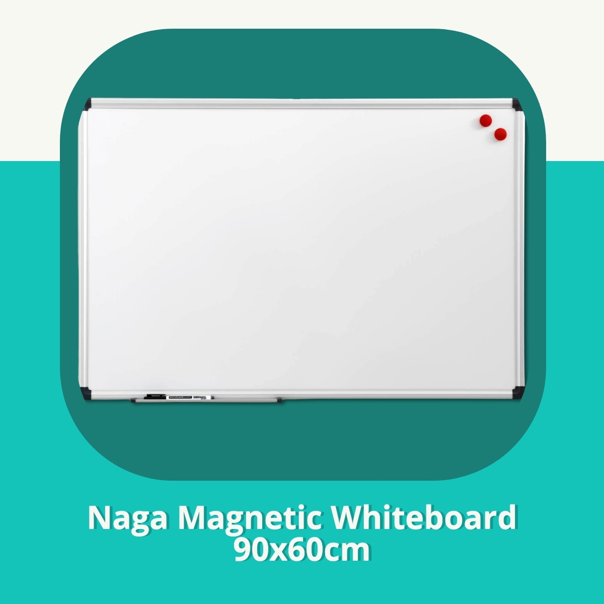 Anmeldelse af Naga Magnetic Whiteboard 90x60cm
