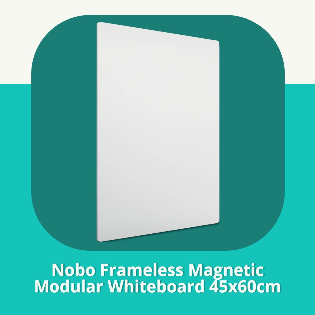 Anmeldelse af Nobo Frameless Magnetic Modular Whiteboard 45x60cm