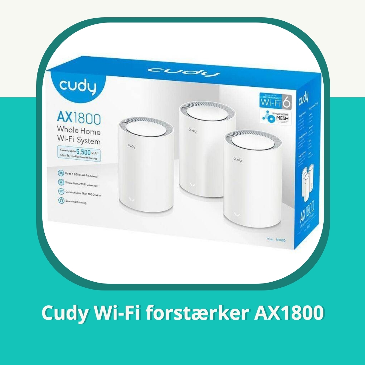 Anmeldelse af Cudy Wi-Fi forstærker AX1800