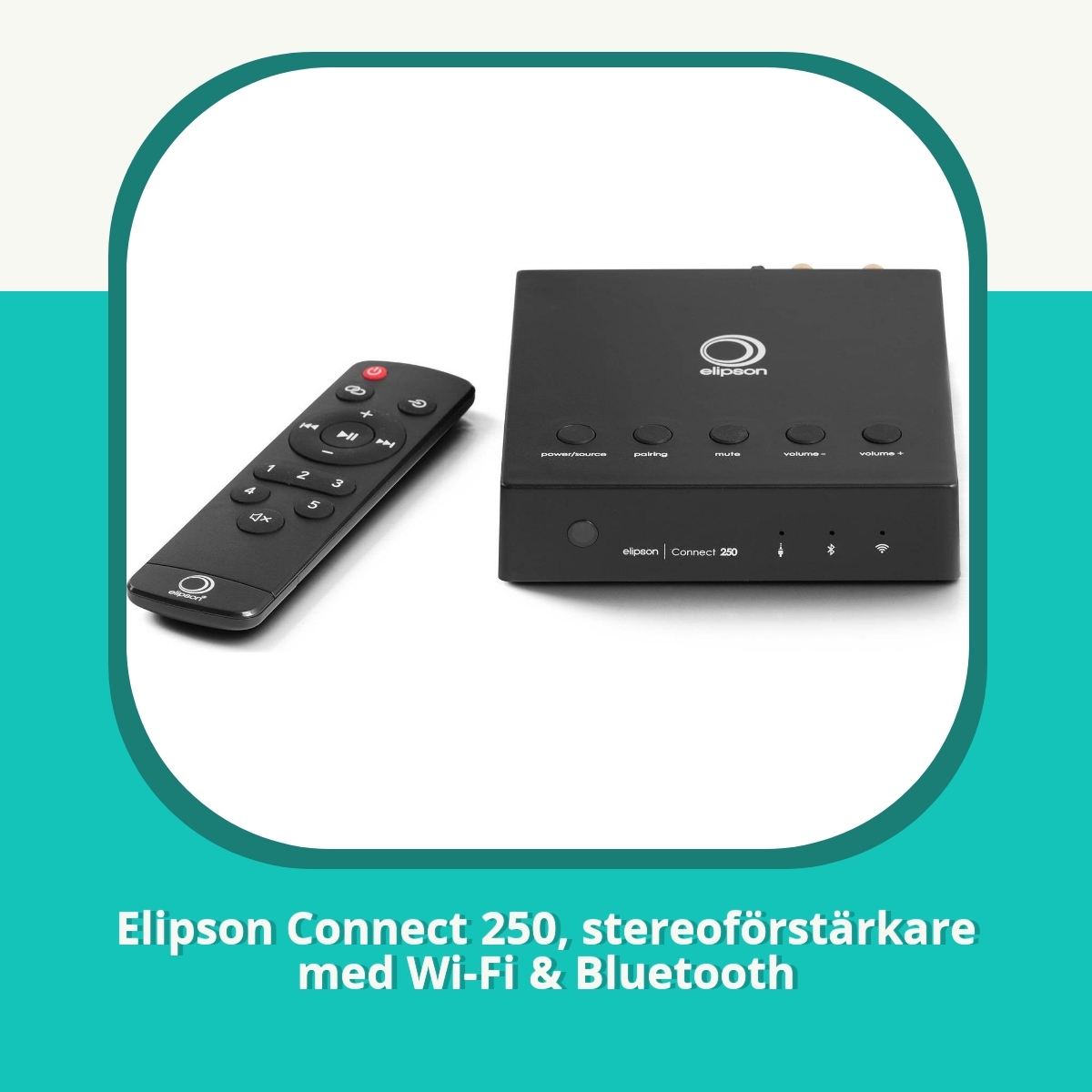 Recension af Elipson Connect 250, stereoförstärkare med Wi-Fi & Bluetooth