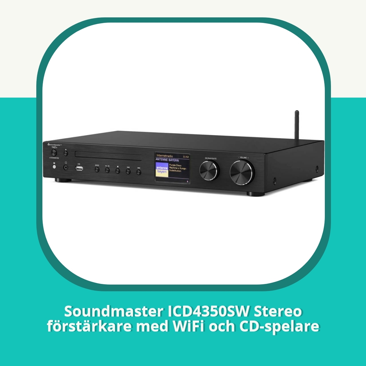 Recension af Soundmaster ICD4350SW Stereo förstärkare med WiFi och CD-spelare