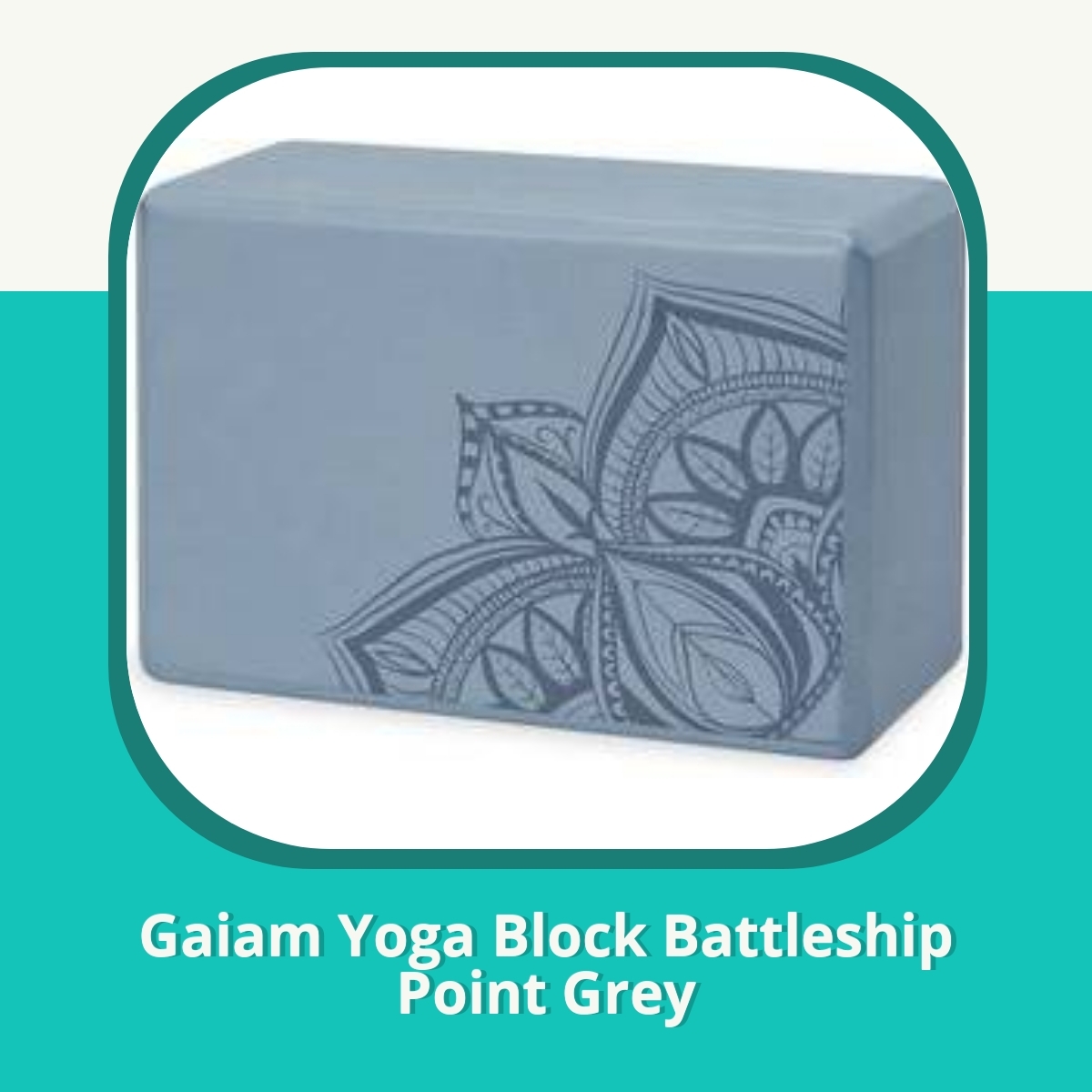 Anmeldelse af Gaiam Yoga Block Battleship Point Grey