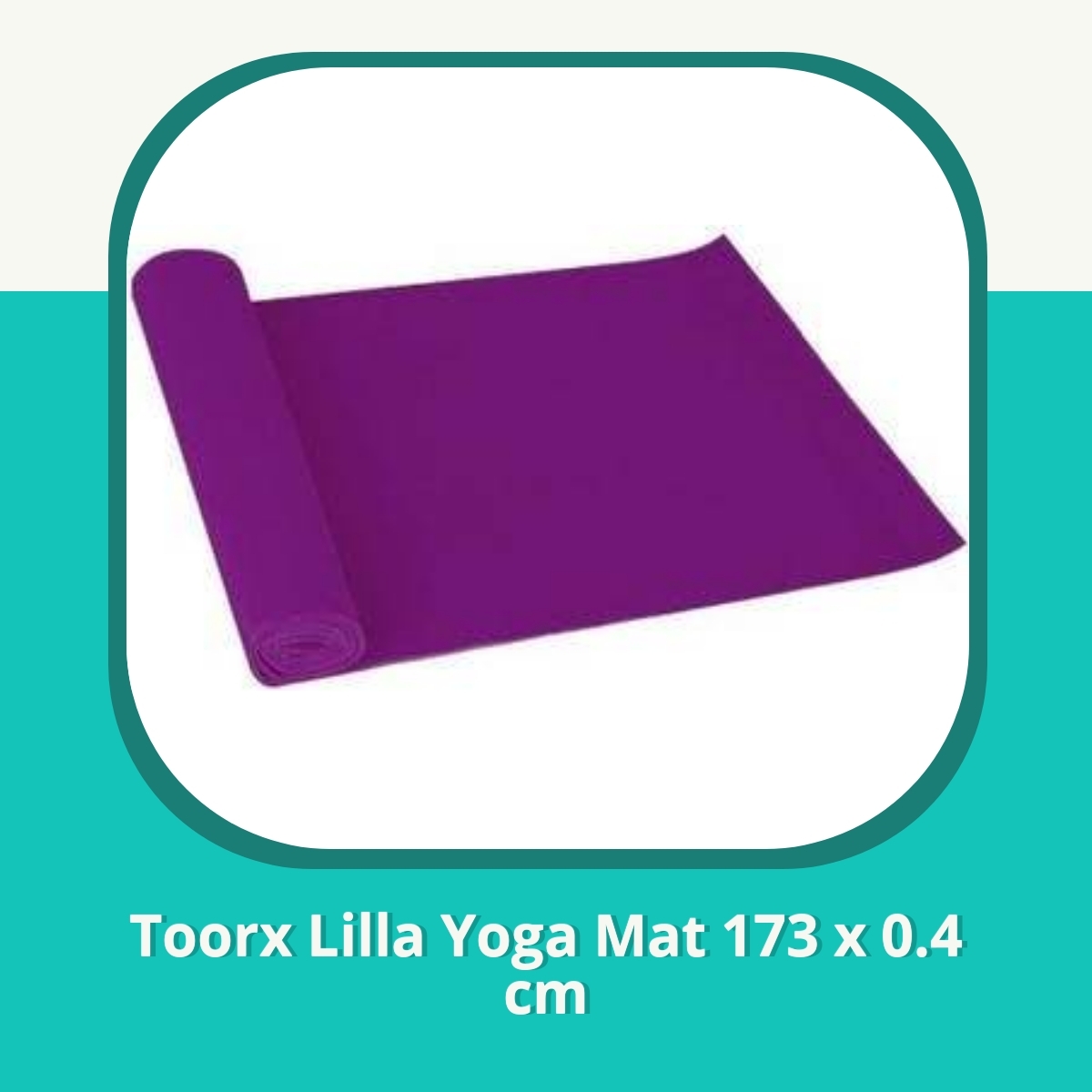 Anmeldelse af Toorx Lilla Yoga Mat 173 x 0.4 cm