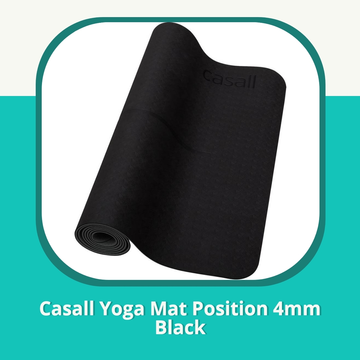 Anmeldelse af Casall Yoga Mat Position 4mm Black